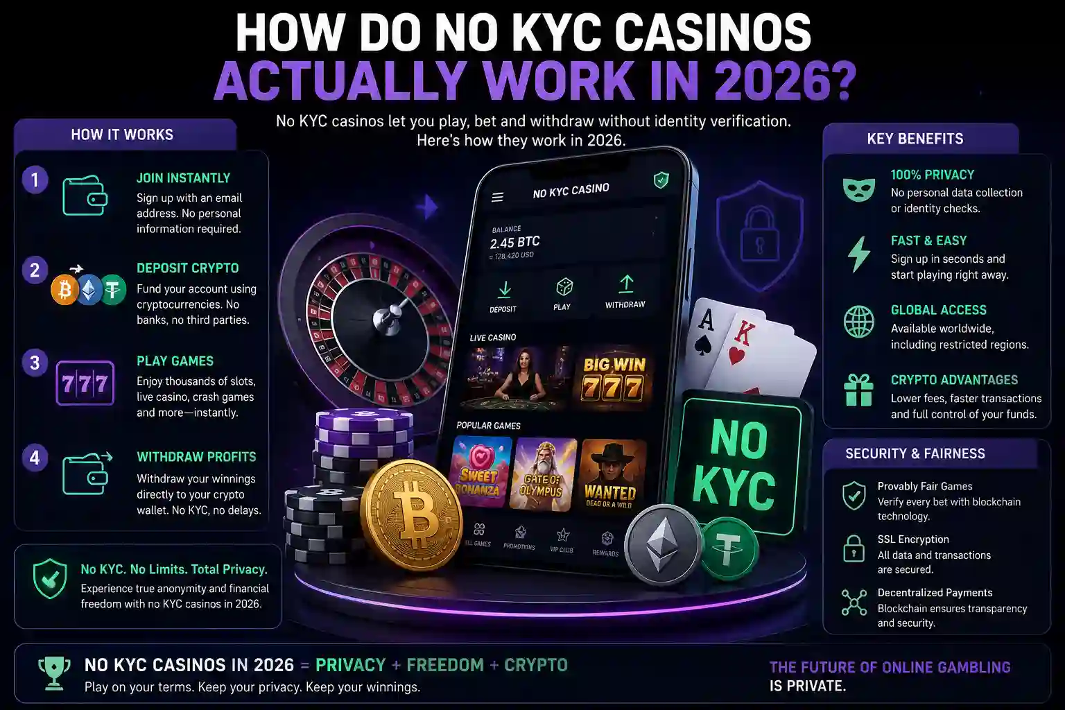 How Do No KYC Casinos Actually Work in 2026?